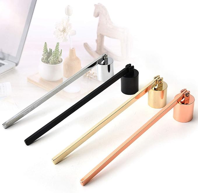 Black Candle Snuffer Stainless Steel Polished Candle Snuffer