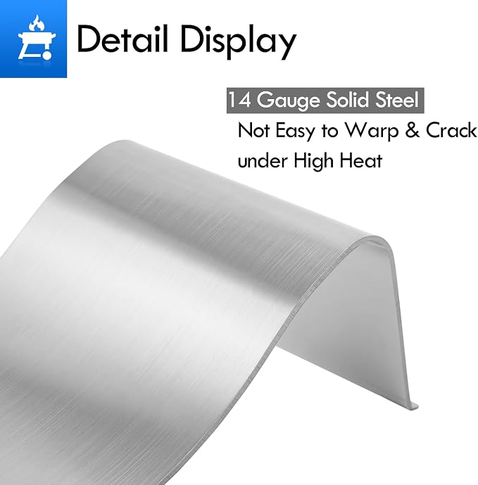 BCA1268 Pro 780 575 Heat Baffle Diffuser Replacement Part for Traeger Pro 575 780 Ironwood 885 650 Heat Diffuser Deflector Plate Century 885 TFB78GZE Timberline D2 1300 850 Accessories
