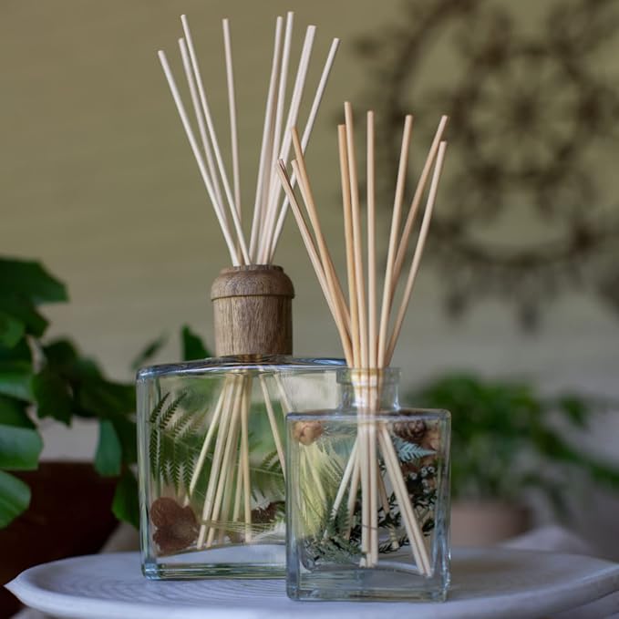 Rosy Rings Forest Botanical Reed Diffuser 4oz - Lasts 6-12 Months, Aromatherapy Diffuser, Reed Diffuser Sticks, Diffuser with Botanicals Perfect for Home Decor!