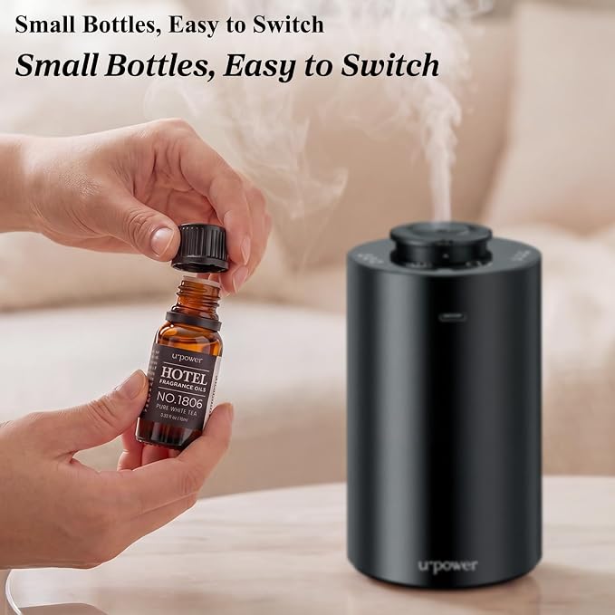 URPOWER Hotel Collection Diffuser Oil - 6 Premium Scents for Diffusers 10ml/0.34 fl oz Essential Oils Set for Diffusers for Home - Inspired by Baccarat Westin My Way Pure White Tea and Other Hotel