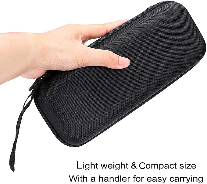 Hipiwe EVA Essential Oils Carrying Case Organizer for 20 Bottles 5ml 10ml Standard and Rollers Bottles Portable Hard Shell Essential Oils Travel Bag Holder for Essential Oils Bottle Storage (Black)