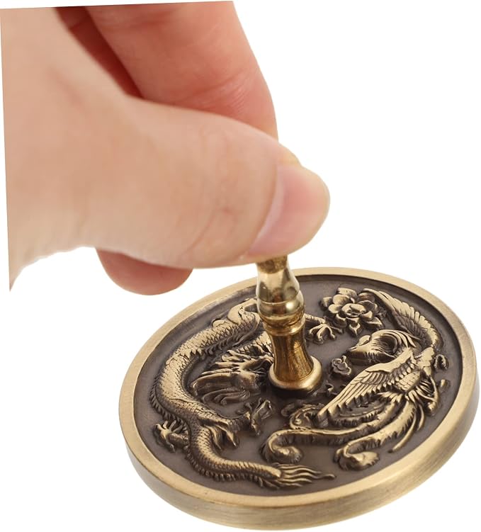 OUNONA 2Pcs Brass Incense Mold Kit for DIY Incense Making Decorative Aromatherapy Tool for Home Office Yoga Meditation Room Lightweight and Portable Design