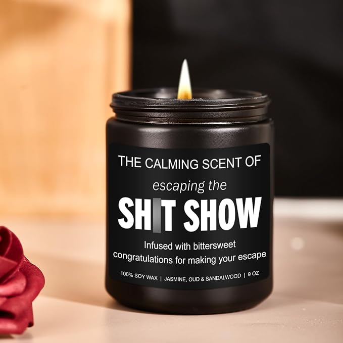 Younift Sarcastic Candles, Going Away, Goodbye, Farewell Gifts for Coworkers - Retirement, Coworker Leaving Gifts for Women, Men - Leaving Job, Moving Away Presents for Friends, Boss, Work Bestie