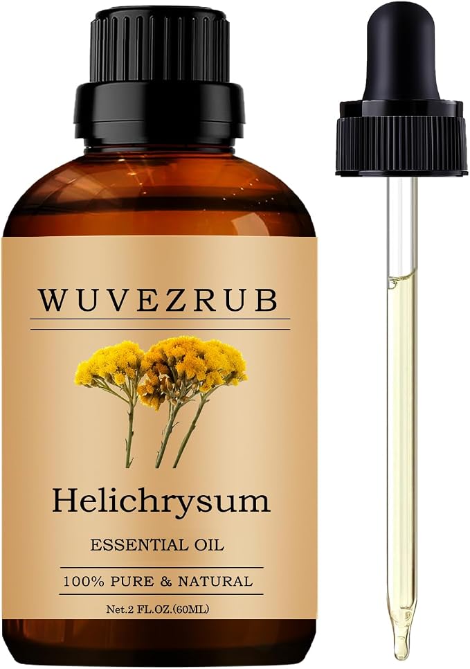 Helichrysum Essential Oil, 60ML Pure and Natural for Aromatherapy Diffuser - 2 Fl Oz