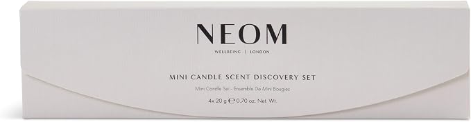 NEOM- Mini Candle Scent Discovery Set | x4 20g Mini Candles | 100% Natural Fragrance