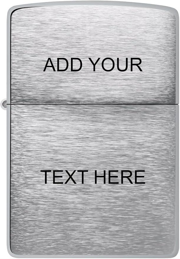 Custom Zippo Armor Chrome Heavy Wall Pocket Lighter