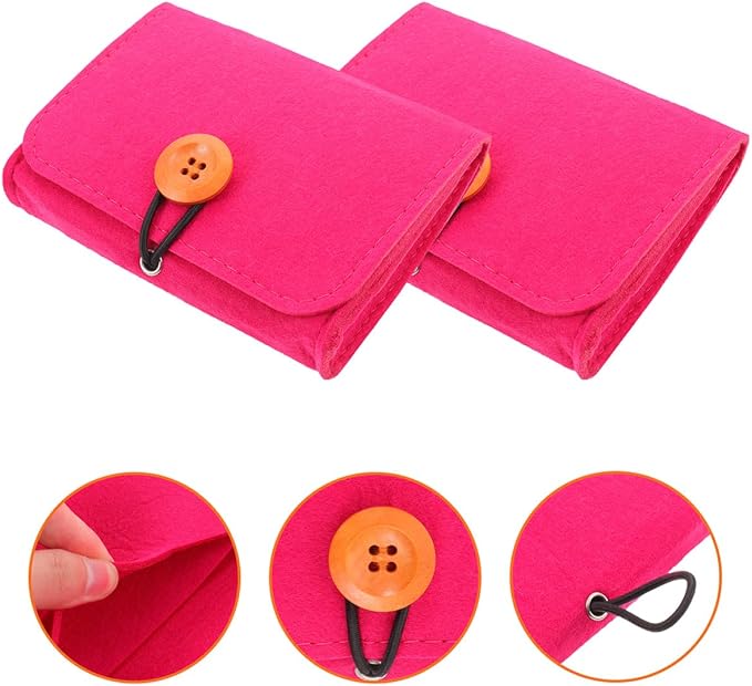 Essential Oil Organizer Bag Felt Portable Small Travel Storage Pouch with Compartments for Aromatherapy Bottles Perfume Holder