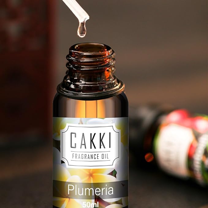 Essential Oils for Diffusers for Home, Scent-Plumeria, Single Large Size 50ml, Cakki Fragrance Oils, for Candle Making, Diffuser Oil Scents