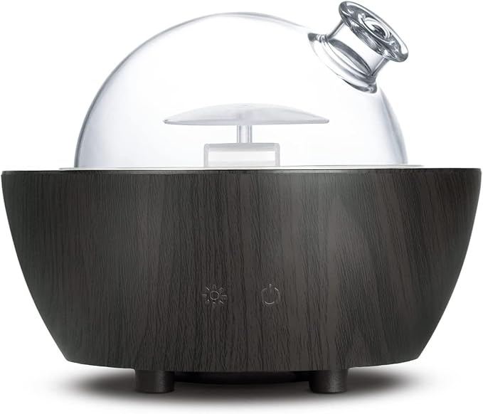 Essential Oil Diffuser Glass Dome,The Diameter is 4.75 Inches, 2.1Inches High,Not Fit for All The Diffuser，Only Suitable for use with Our Product,Please Choose Carefully