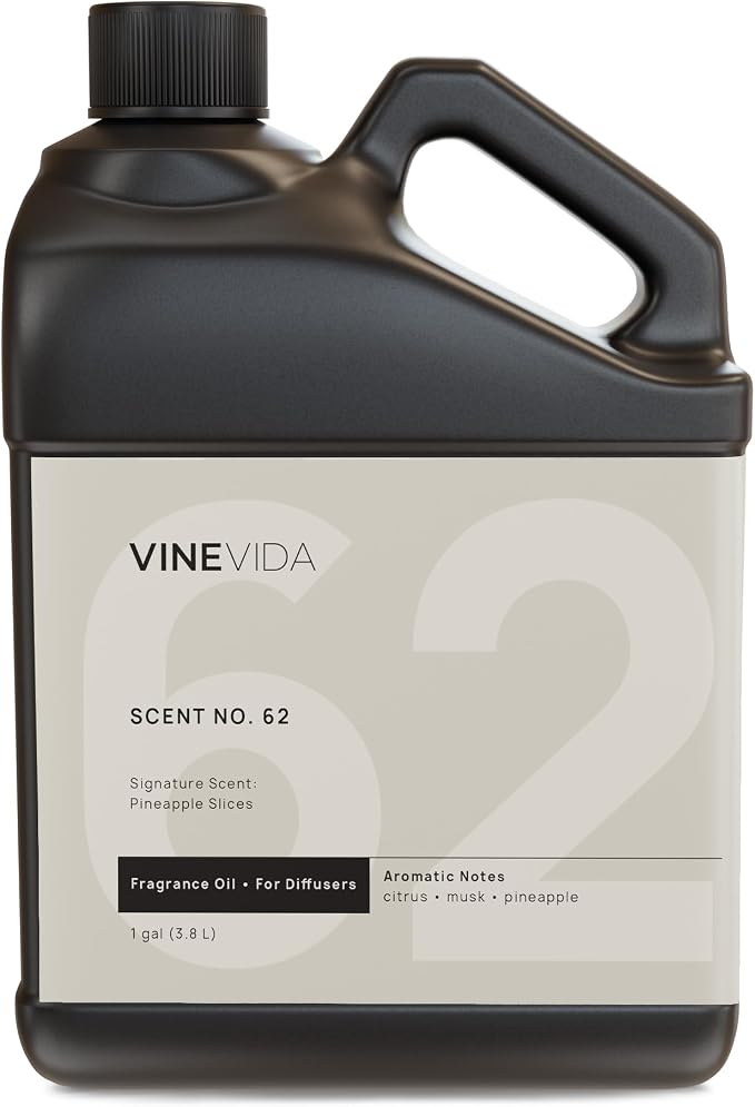 VINEVIDA [128 Fl Oz] Pineapple Slices Fragrance Oil for Cold Air Diffusers, Essential Oils for Diffuser Oil Refill & Air Freshener Room Spray