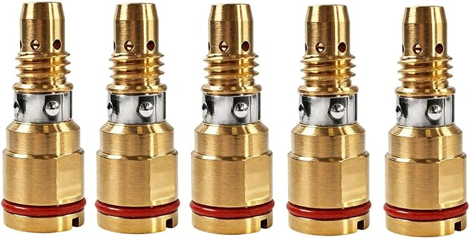 5-Pack Gas Diffuser, Replacement for Miller MDX-250 / D-M250 AccuLock MDX MIG Gun, Direct Fit OEM D-M250 Gas Diffuser