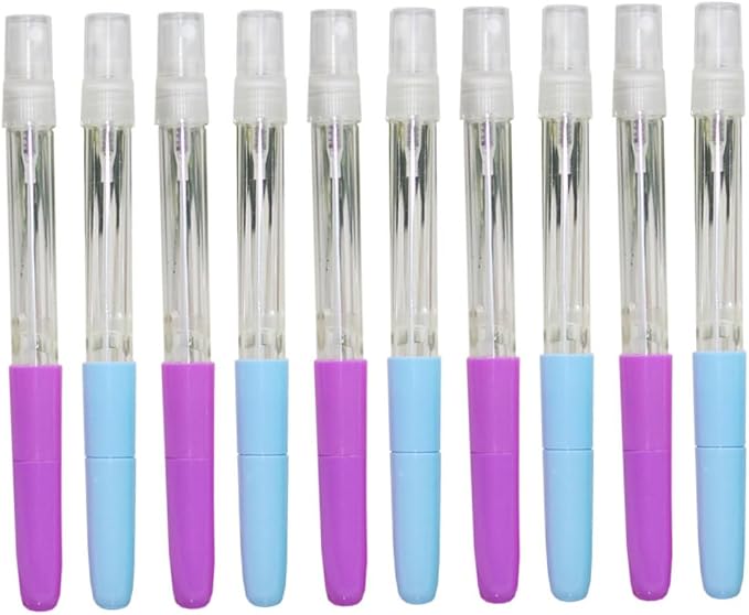 GANAZONO 10pcs Multifunctional Travel Spray Pen Refillable Ballpoint Pen Hand Empty Dispenser Travel-sized Sprayer Random Color