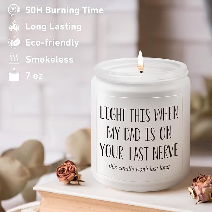 Gifts for Mom from Daughter Son, Funny Mothers Day Gift, Birthday Christmas Thanksgiving Day Gifts for Mom, Lavender Scented Candle
