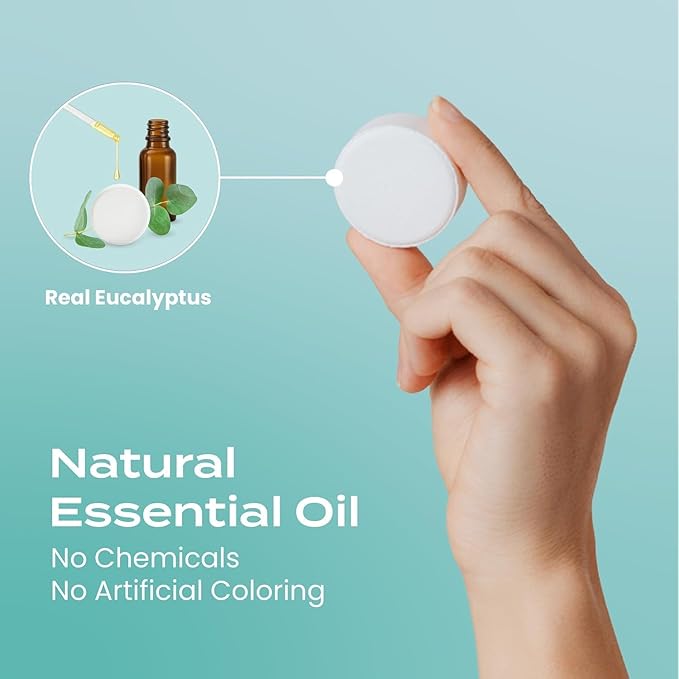 Body Restore Shower Steamers Aromatherapy 15 Pack – Fathers Day Gift for Dad, Birthday Gifts for Women & Men, Spa Stress Relief & Relaxation Self Care Gifts – Premium Eucalyptus Essential Oil Tablets