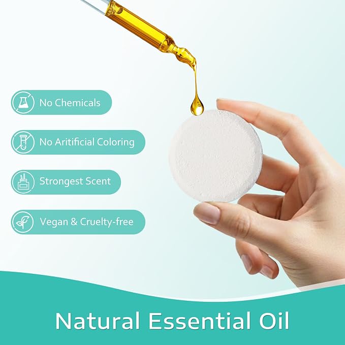 JoJowell Shower Steamers Aromatherapy - 18 Pack Birthday Gifts for Women Men, Fathers Day Gift for Dad Husband from Wife Daughter, Self Care with Natural Essential Oils Relaxation Home SPA