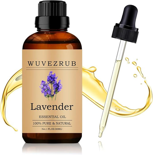 Lavender Essential Oil 30ML - 100% Pure and Natural Oils for Aromatherapy Diffuser - 1 Fl Oz/Lavender