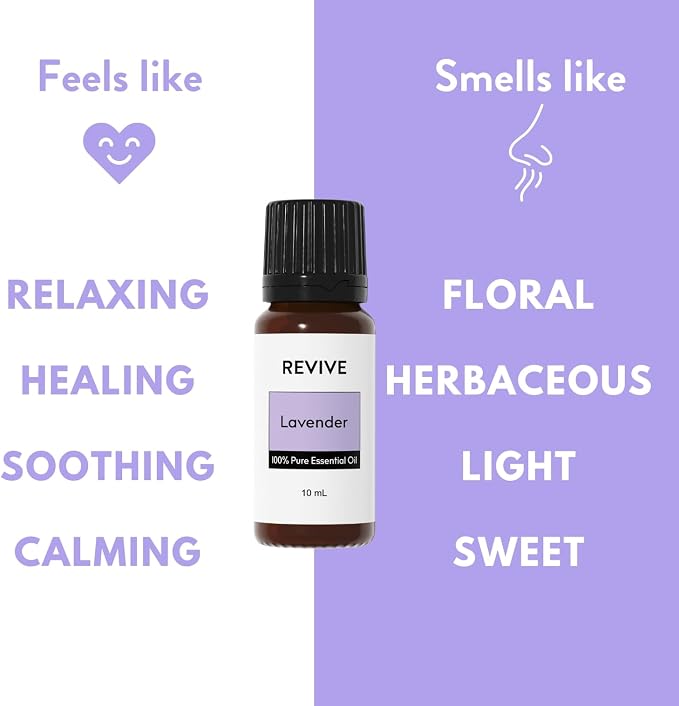 Lavender Essential Oil 120ml by Revive Essential Oils - 100% Pure Therapeutic Grade, for Diffuser, Humidifier, Massage, Aromatherapy, Skin & Hair Care