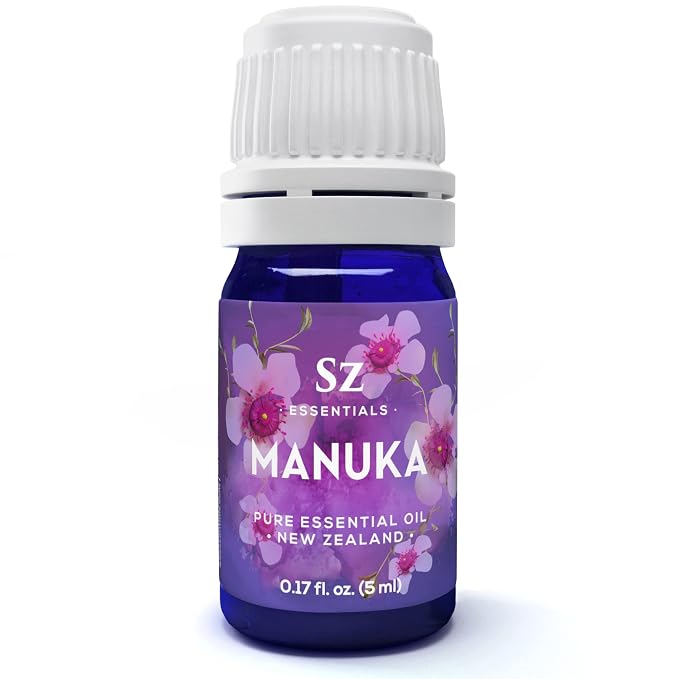 Manuka Essential Oil - New Zealand - 100% Pure and Natural, Undiluted - Promotes Natural Solution for Relaxation with Soothing, Fresh and Earthy Aroma - 0.17 fl oz (5ml)