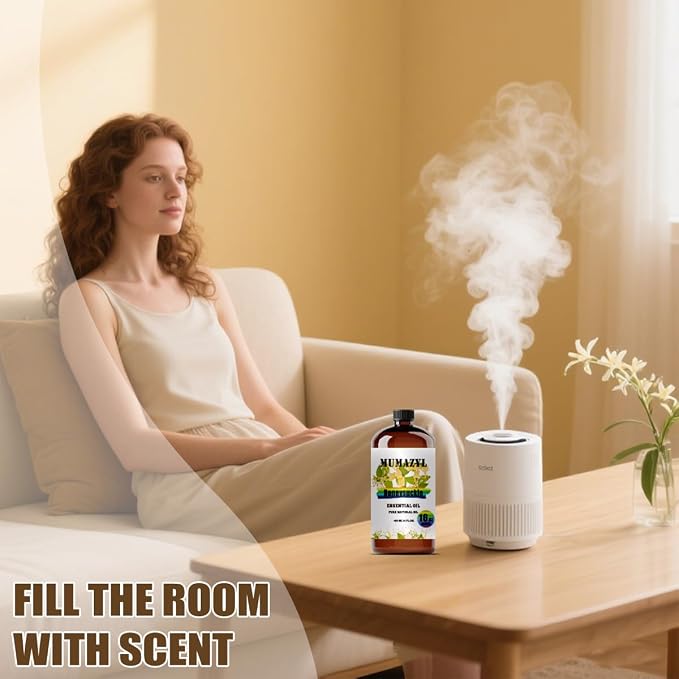 Honeysuckle Essential Oil, Honeysuckle Oil 16 Fl Oz 480ML for Diffuser Humidifier Yoga Cleaning DIY Candle Soap Making MUMAZYL Essential Oils