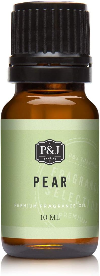 P&J Trading Fragrance Oil for Diffusers for Home - Pear 10ml Fragrance Scents for Candle Making - Soap Making Supplies & Car Diffuser Scents