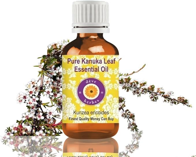 Deve Herbes Pure Kanuka Leaf Essential Oil (Kunzea ericoides) Steam Distilled 50ml (1.69 oz)