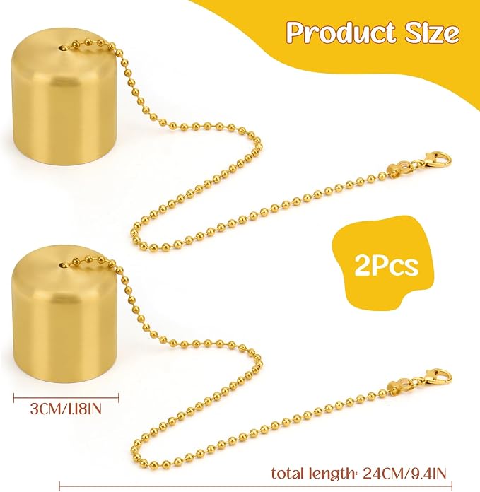 2Pcs Candle Snuffer Vintage,Tiki Torch Snuffer Decorative Flame Cover, Polished Chain Brass Candle Wick Cover Snuffer for Candle Lovers Candle Accessories