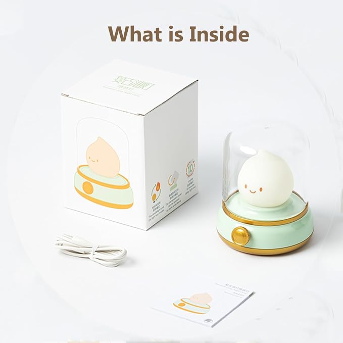 Flameless Kerosene-Style Night Light – Dimmable USB-Rechargeable LED Candle Light with Flicker & Steady Modes, Silicone Flame, Cozy Bedroom, Kids, Travel Lamp (Yellow)
