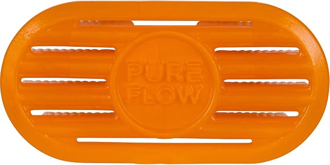 PUREFLOW Cabin Filter Air Freshener with Odor Eliminator – Fits on Most Car, Truck, and SUV Cabin Air Filters - Tropical Peach (2-Pack)