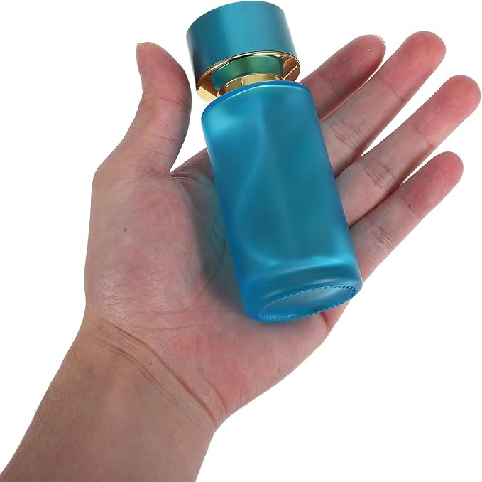 OSALADI Glass Perfume Refill Bottle Portable Travel Spray Atomizer Refillable Fragrance Container Lightweight Scent Dispenser for Men and Women
