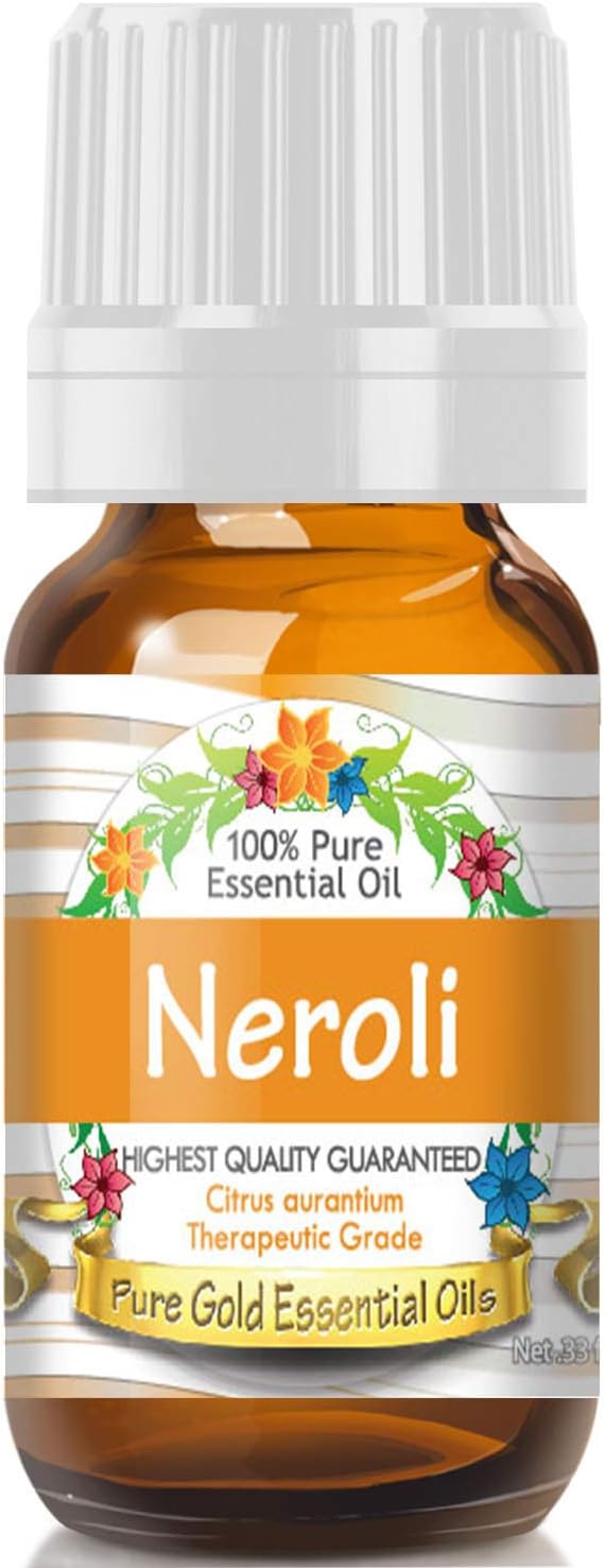 Pure Gold Essential Oils - Neroli Essential Oil - 0.33 Fluid Ounces