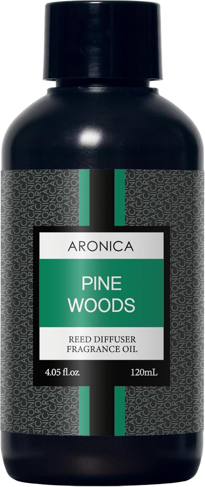 Aronica Diffuser Refill 120ml_Pine Woods, Winter Evergreen Balsam Forest Holiday Scent with Rosemary Essential Oil