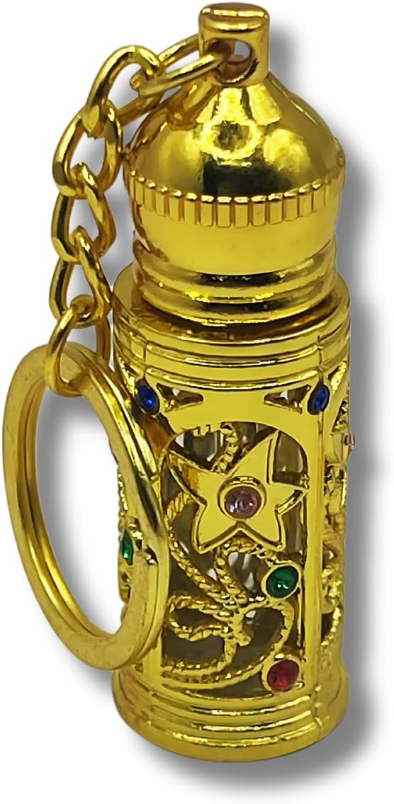 Anointing Oil Bottles 5ml- Refilable Anointing Oil Bottle Keychain - Travel Size Container with Applicator