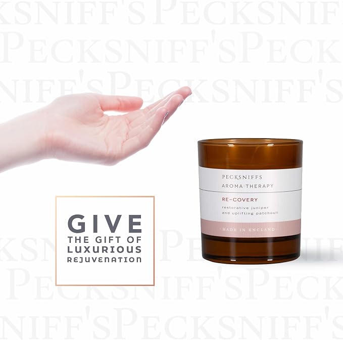 Pecksniff's Amber Re-Covery Aroma Therapy Candle | 1 Wick, 184g/6.49oz