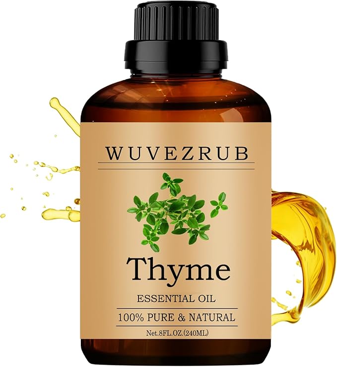 Thyme Essential Oil 240ML, 100% Pure and Natural for Aromatherapy Diffuser - 8 Fl Oz