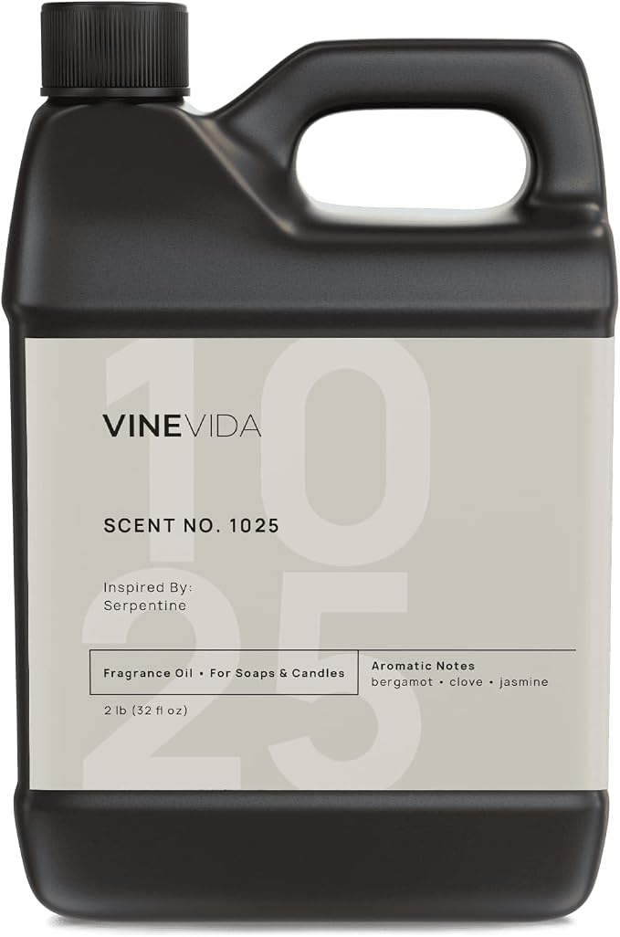 VINEVIDA Scent NO. 1025 Fragrance Oil - 32oz (2lbs) - Inspired by: Serpentine Fragrance Oil for Candle Making - Made in USA Candle Scents Scents for Soap Making