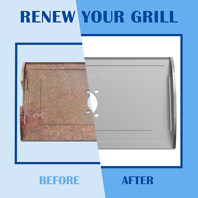 Heat Baffle Diffuser Plate Replacement Parts for Pit Boss 1000 1100 Series Pellet Smoker Grills, Pit Boss Austin XL Heat Shield Accessories, Pit Boss Pellet Grill Heat Diffuser Plate, Heavy Steel