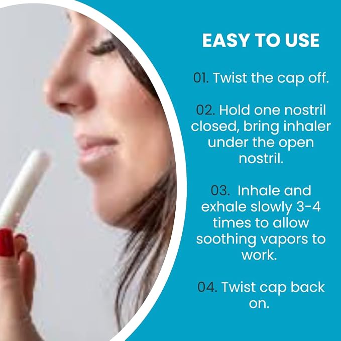 2-Pack LIGHTS OUT Aromatherapy Inhaler | Natural Sleep Support & Relaxation Aid | Essential Oil Blend for Calm & Mental Wellness | Natural Self-Care Gift | Handcrafted Sleep Inhaler Set