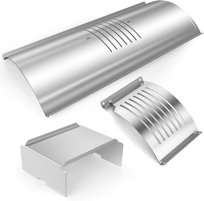 Flame Broiler & Heat Deflector Baffle Diffuser Kit for Pit Boss 1000 Series Pellet Grill, Austin XL Grill Accessories Replacement Parts for Pit Boss 1100 1150 1600 PB1100PS2 (3 Pack)