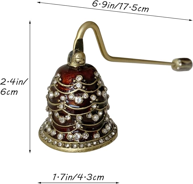 Candle Snuffer, Unique Candle Extinguisher Snuffer, Decorative Candle Extinguisher Metal Candle Tool