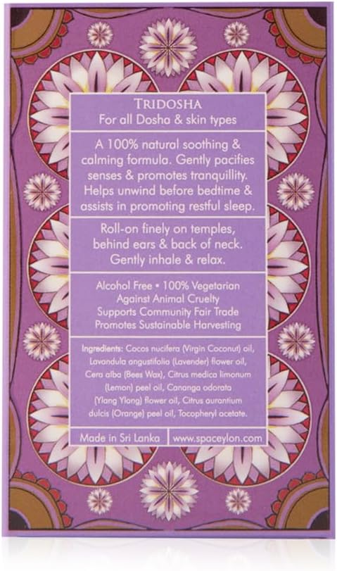 SPA CEYLON Sleep Calming Balm Roll On | Natural Sleep Aid with Soothing Scent | Quick-Acting Bedtime Relief | Travel-Friendly for All Skin Types
