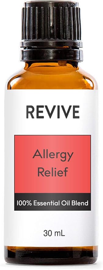 Allergy Relief Essential Oil Blend 30mL by Revive Essential Oils - 100% Pure Therapeutic Grade, for Diffuser, Humidifier, Massage, Aromatherapy, Skin & Hair Care
