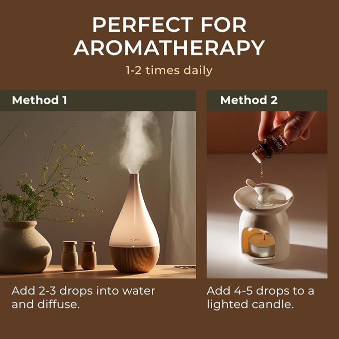 100% Pure Allspice Essential Oil - 0.34 Fl Oz - Allspice Oil for Hair, Skin, Diffuser, Aromatherapy & DIY Candle Making Scent