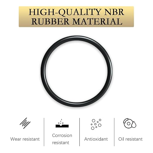 O-Ring for Pentair Valve Adapters and Hayward Diffusers (3PCS, Black, Rubber, Swimming Pool and Spa Replacement Parts)