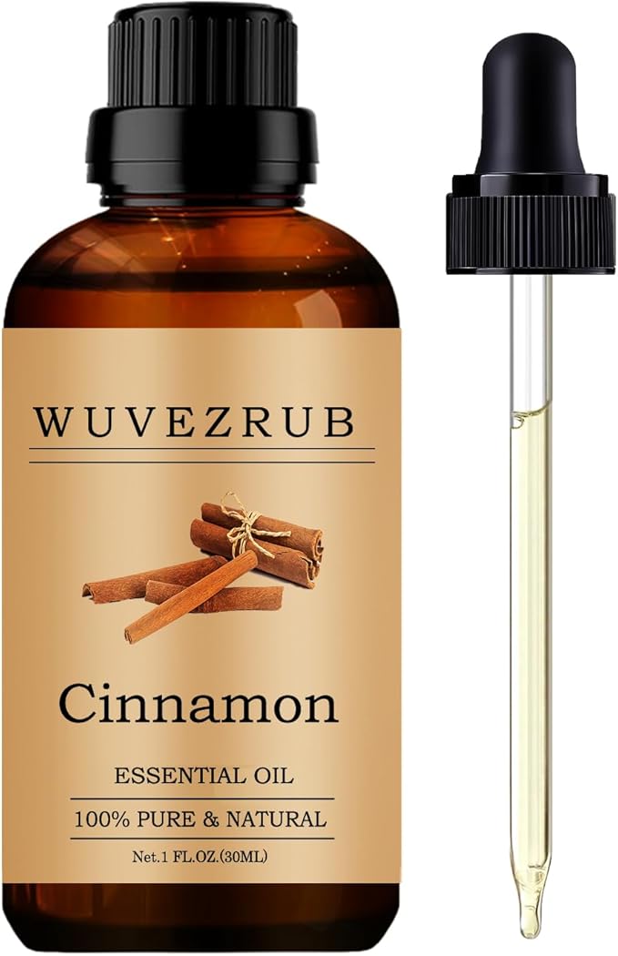 Cinnamon Essential Oils, 30ML Pure and Natural Essential Oil for Aromatherapy Diffuser - Cinnamon /1 Fl Oz