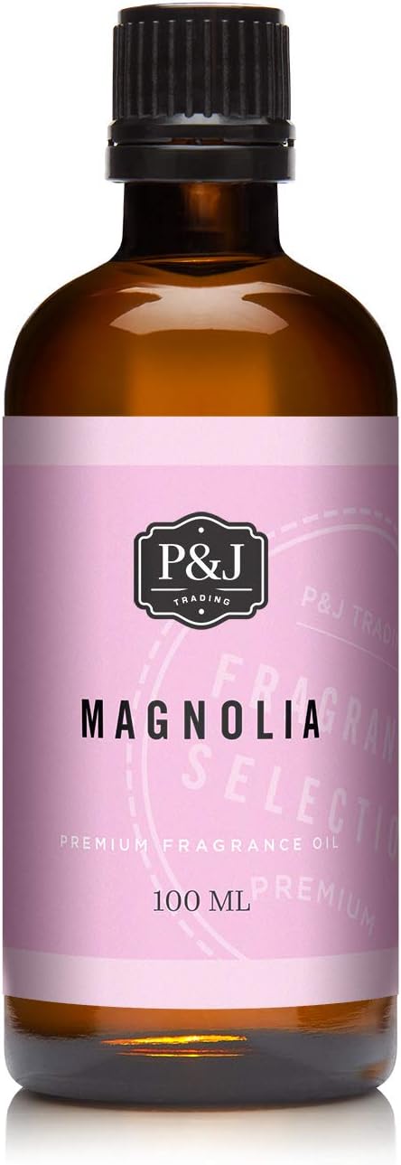 P&J Fragrance Oil | Magnolia Oil 100ml - Candle Scents for Candle Making, Freshie, Soap Making Supplies, Diffuser Oil Scents
