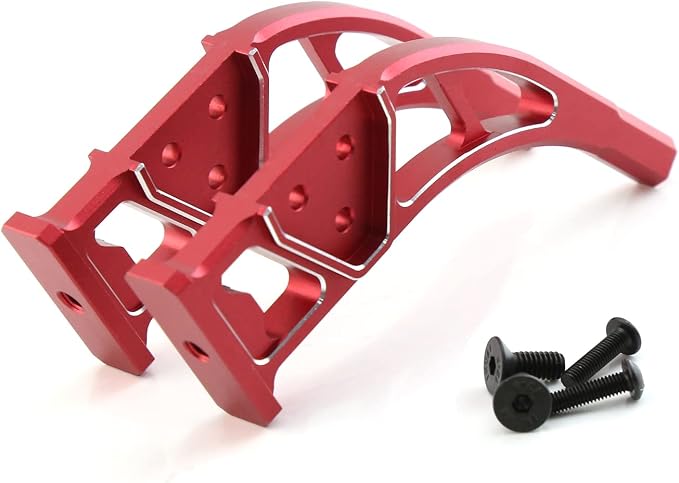 Rear Wing Mount Alum Alloy Diffuser Support for 1/7 Felony Infraction 6S BLX Limitless Roller ARA320519 Upgrade Parts (Red)