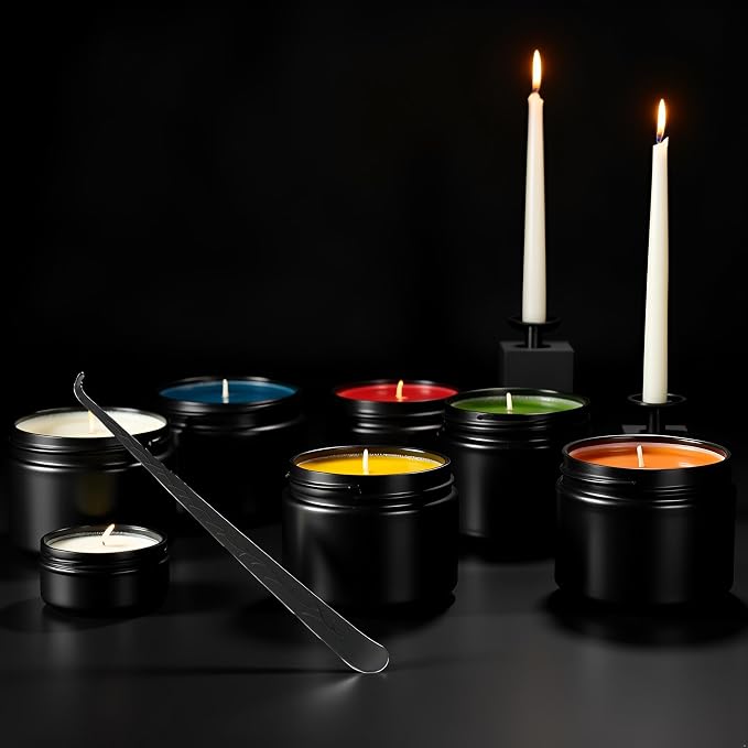 1Pc Black Candle Wick Dipper Snuffer Trimmer Candle Accessories, for Home Wedding Polished Stainless Steel Wick Cutter Accessories