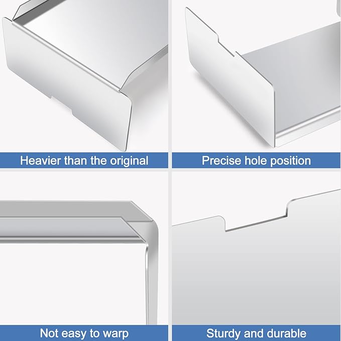 Criditpid Heat Deflector Modification for Pit Boss Austin XL, Pro Series, BCA012 Heat Baffle Diffuser Replacement Parts for Traeger Tex Elite, Pro Series 34/22. Air Gap Mod and Flame Tamer Deflector