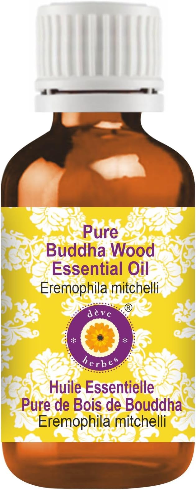 Deve Herbes Pure Buddha Wood Essential Oil (Eremophila mitchelli) Steam Distilled 50ml (1.69 oz)