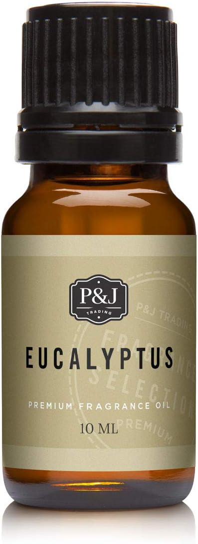 P&J Trading Fragrance | Eucalyptus Oil 10ml - Candle Scents for Candle Making, Freshie Scent, Soap Making Supplies, Diffuser Oil Scents
